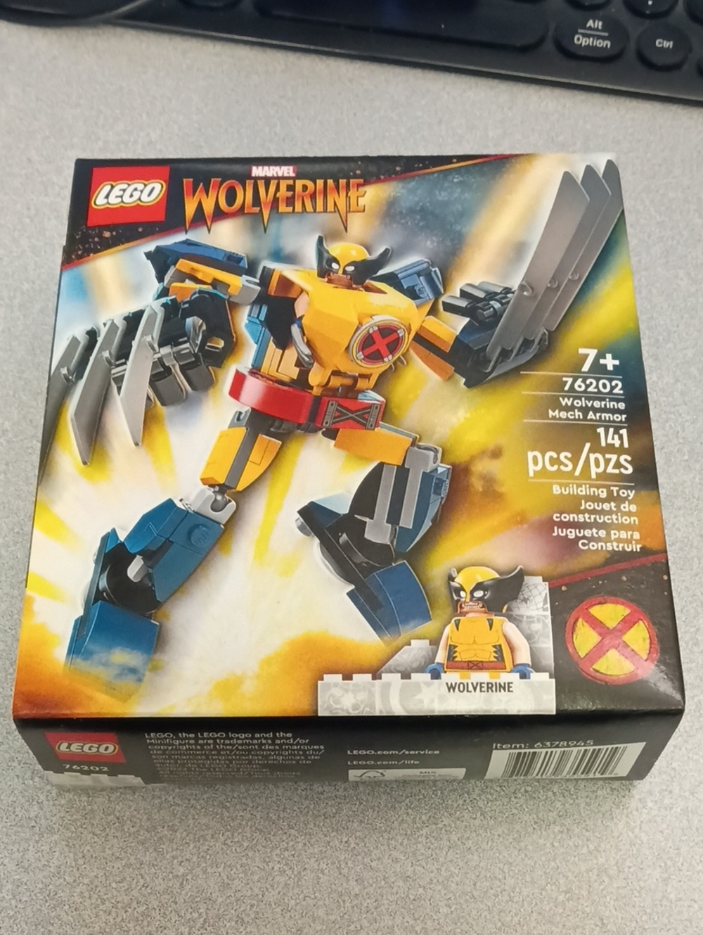 NWT LEGO Marvel Wolverine Mech Armor
